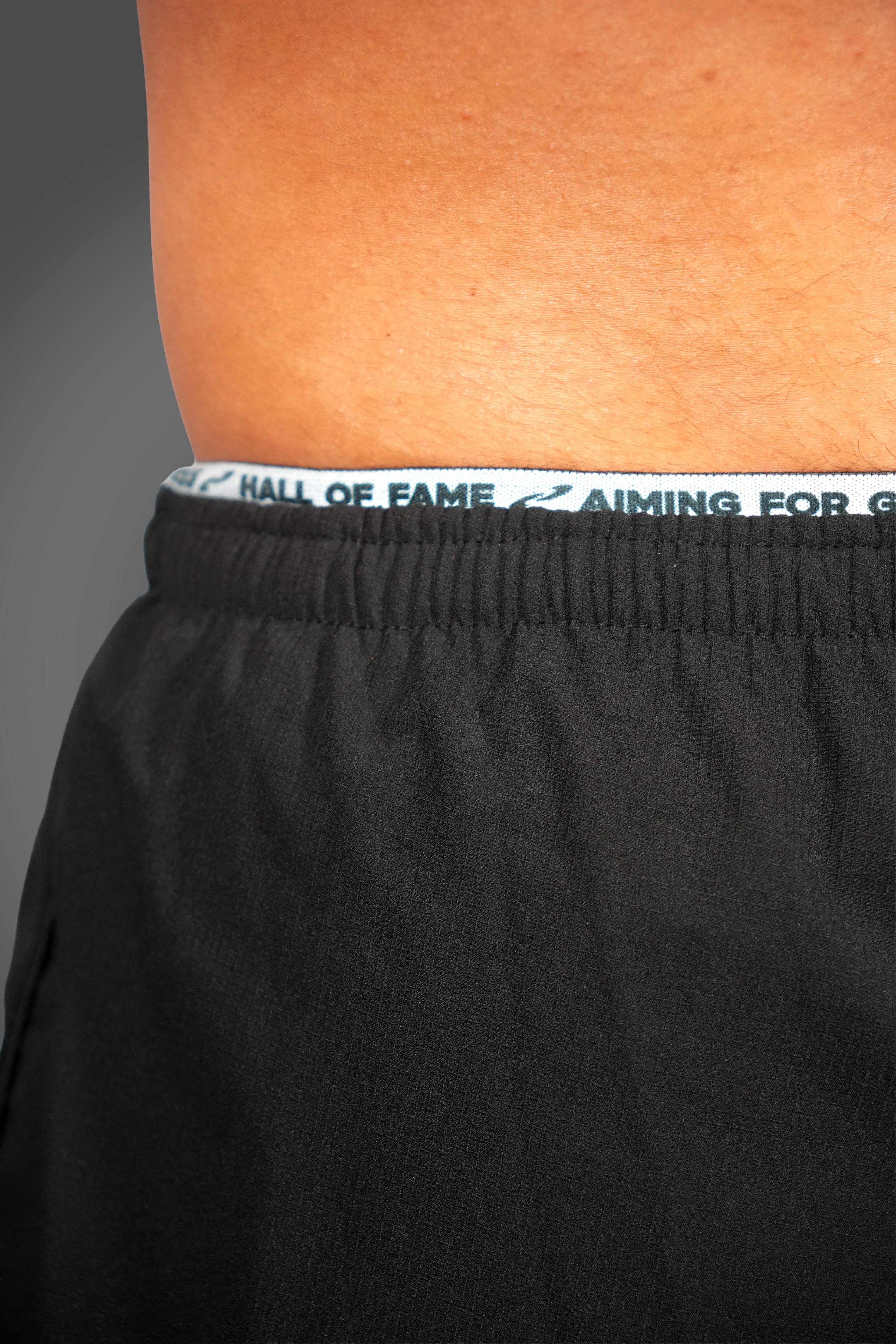 Split Decision - Performance 2-in-1 Pants Black-White