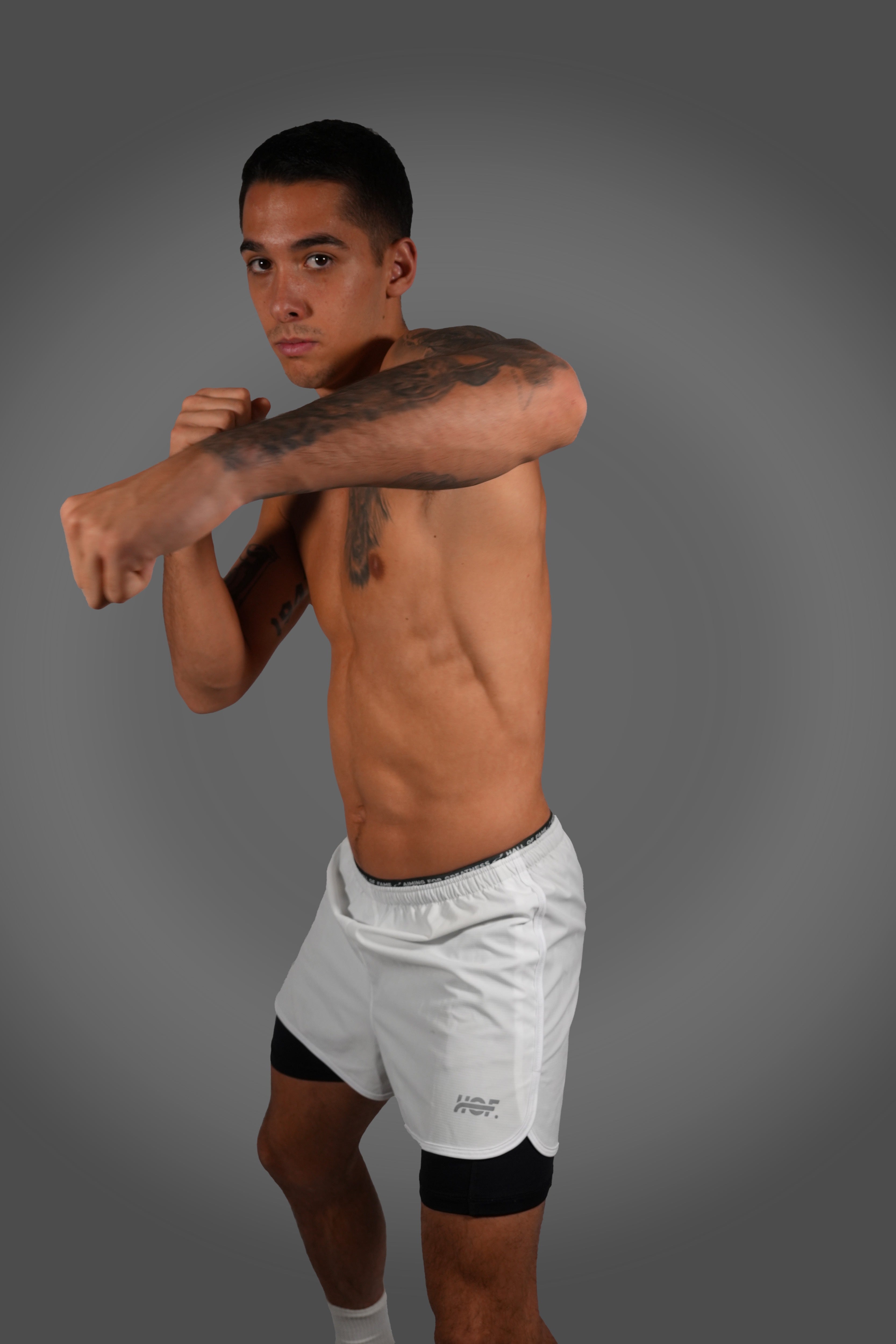 Split Decision - Performance 2-in-1 Pants White-Black