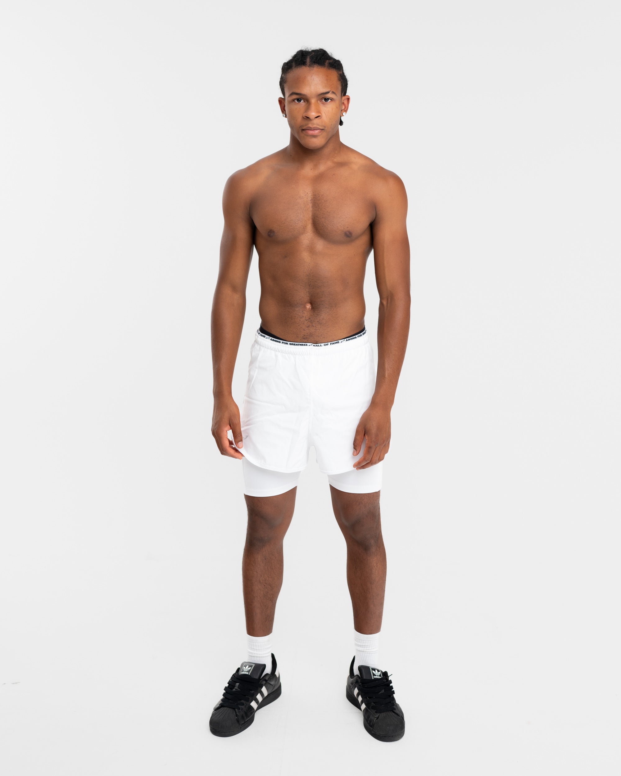 Contender - Performance 2-in-1 Pants Full White