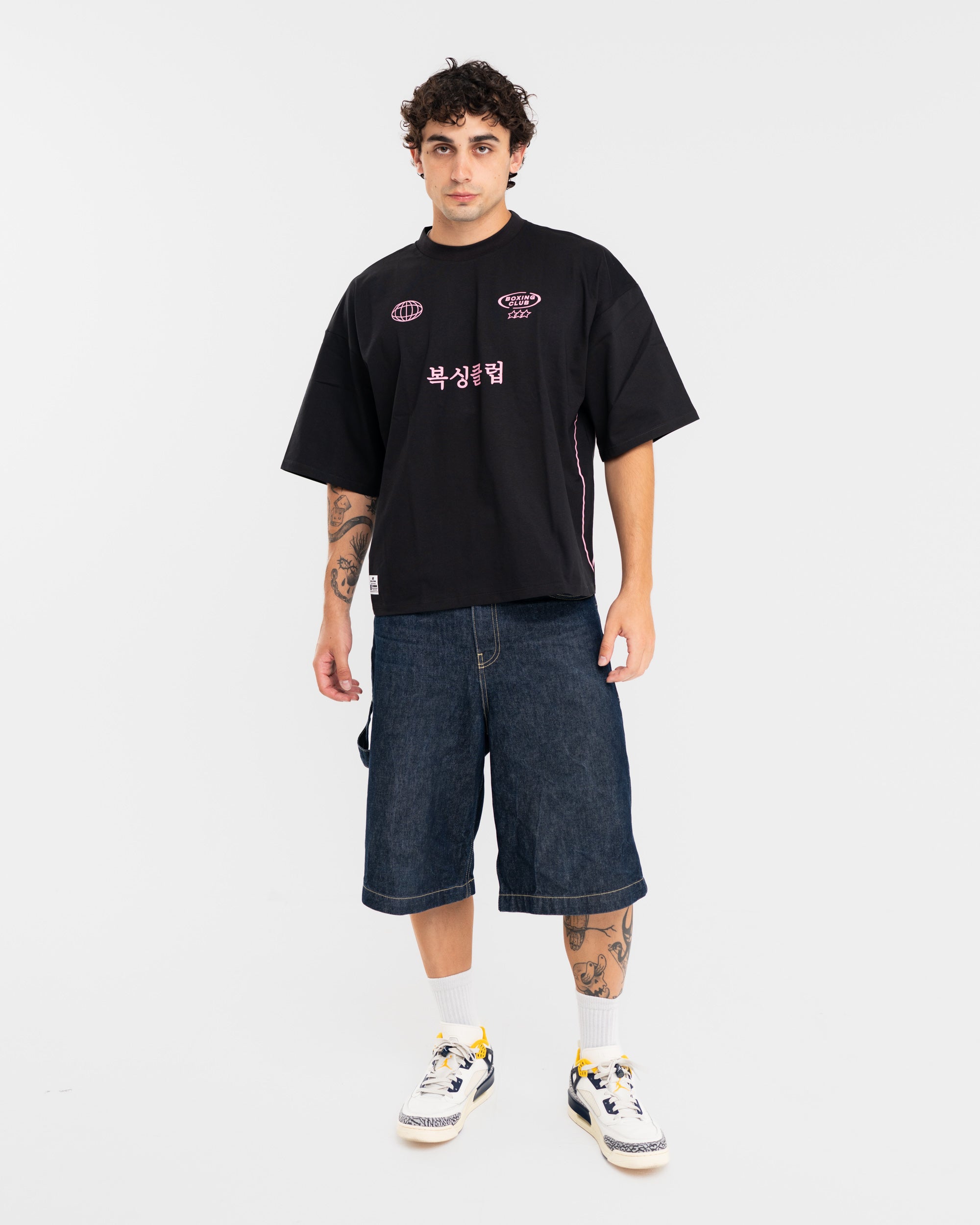 International Boxing Club - Black-Pink Tee