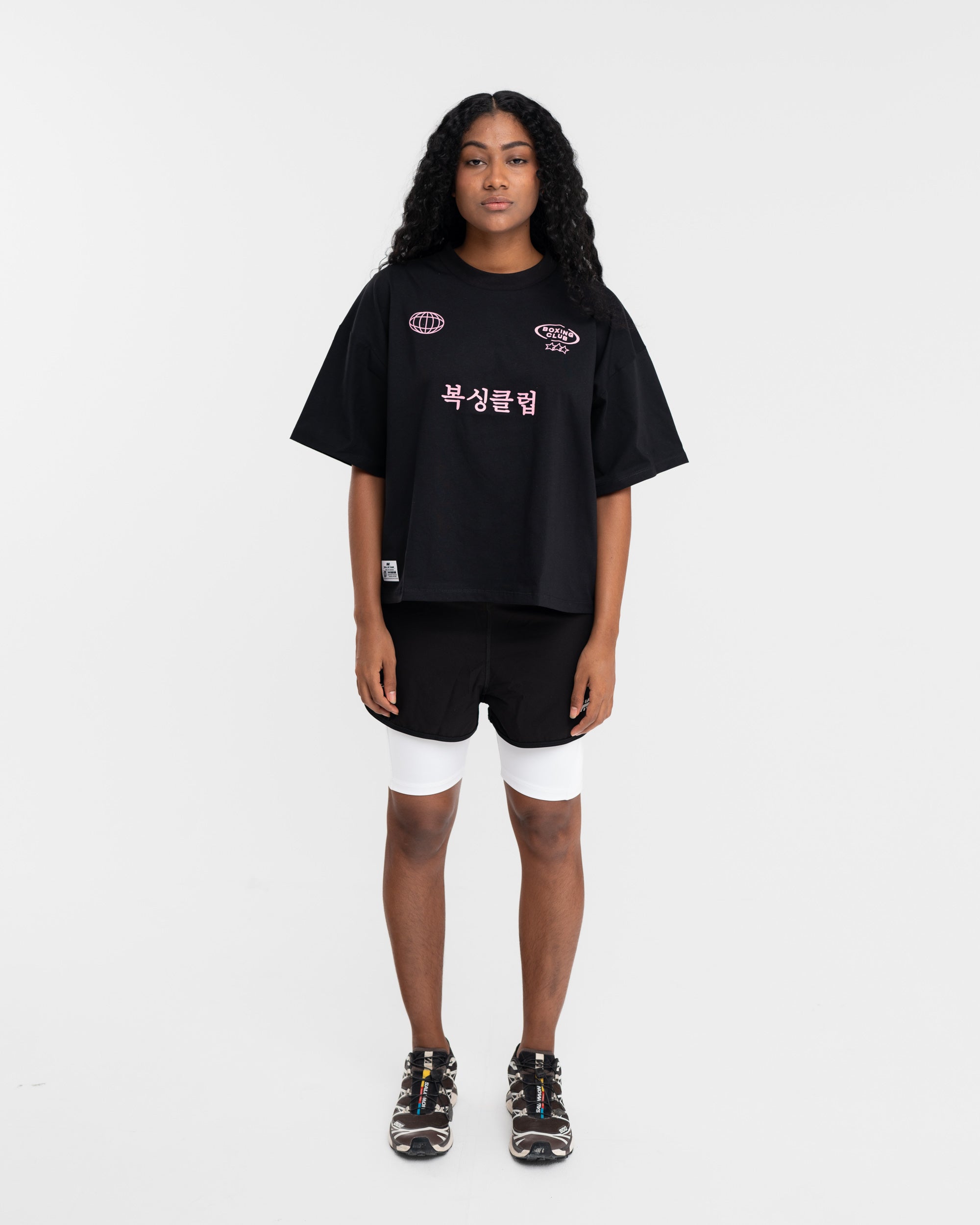 International Boxing Club - Black-Pink Tee