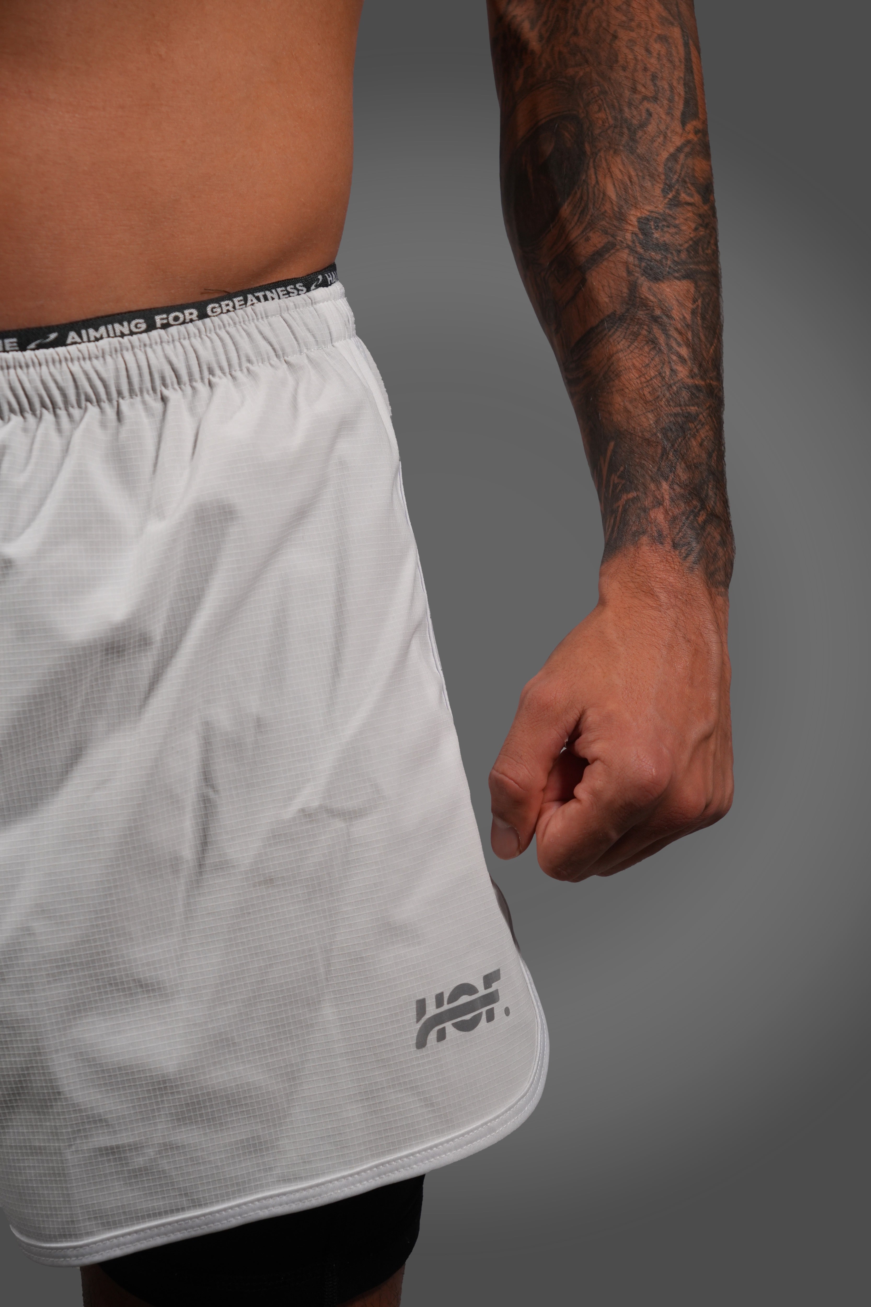 Split Decision - Performance 2-in-1 Pants White-Black