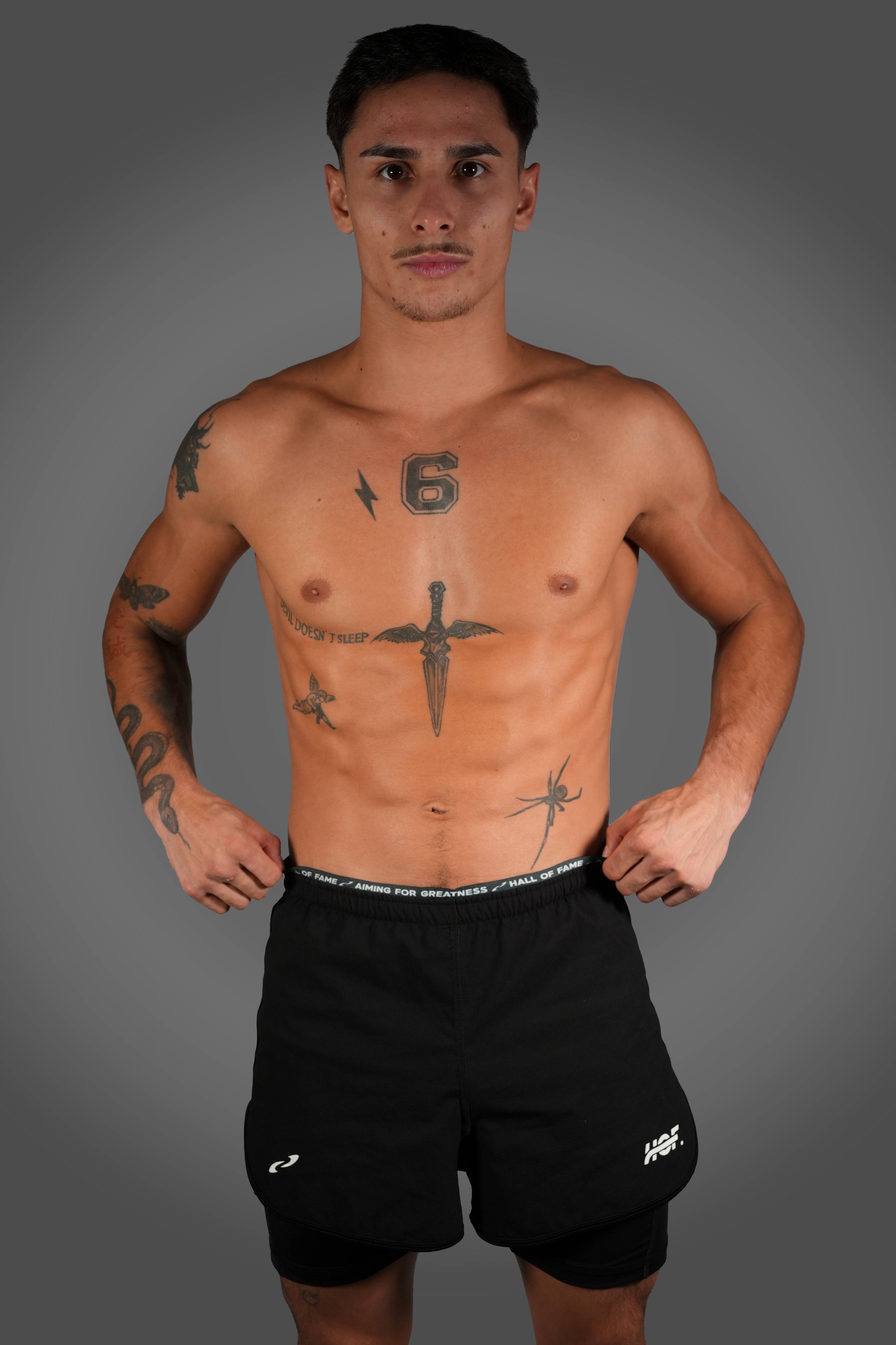 Contender - Performance 2-in-1 Pants Full Black