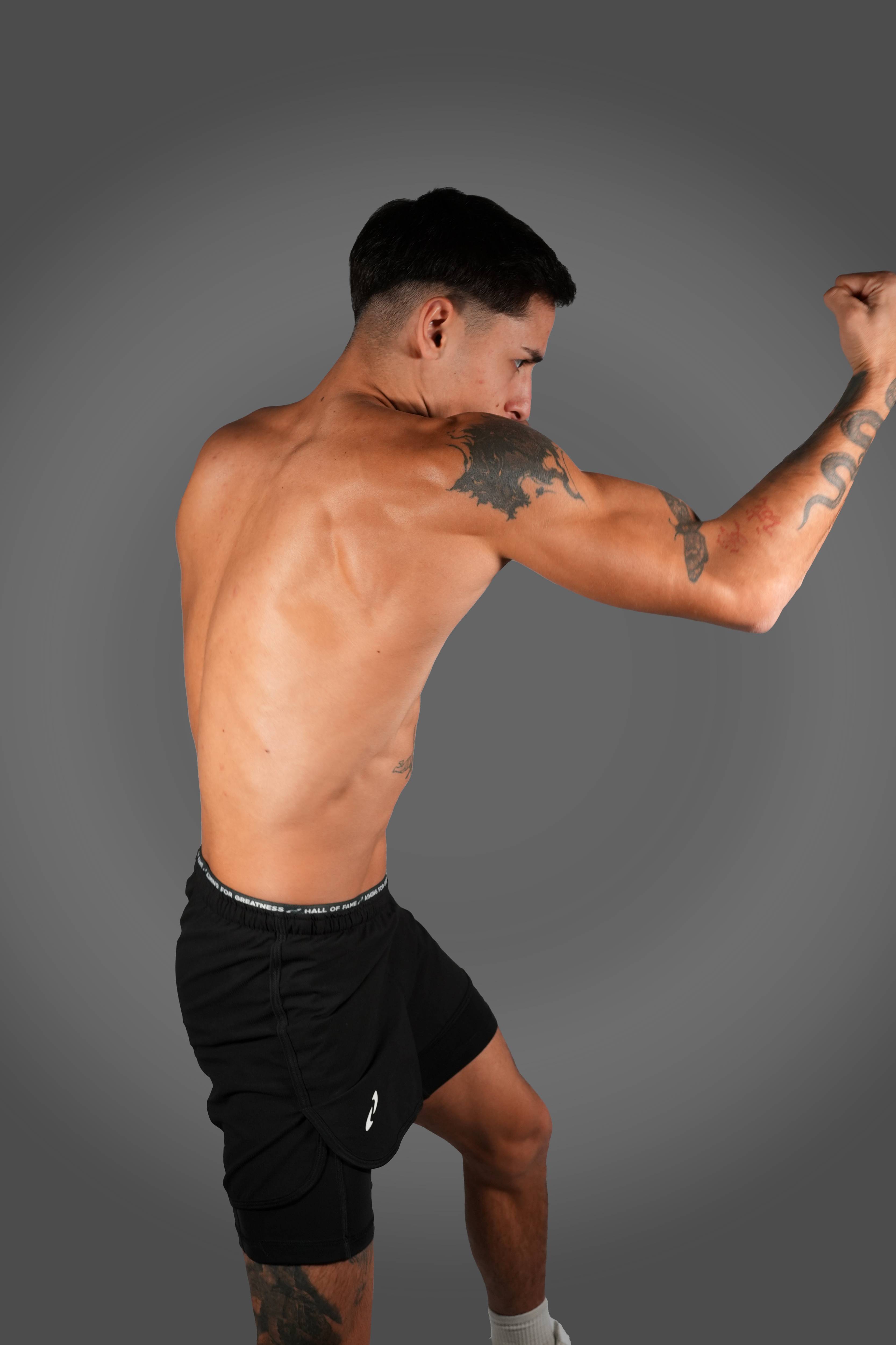 Contender - Performance 2-in-1 Pants Full Black