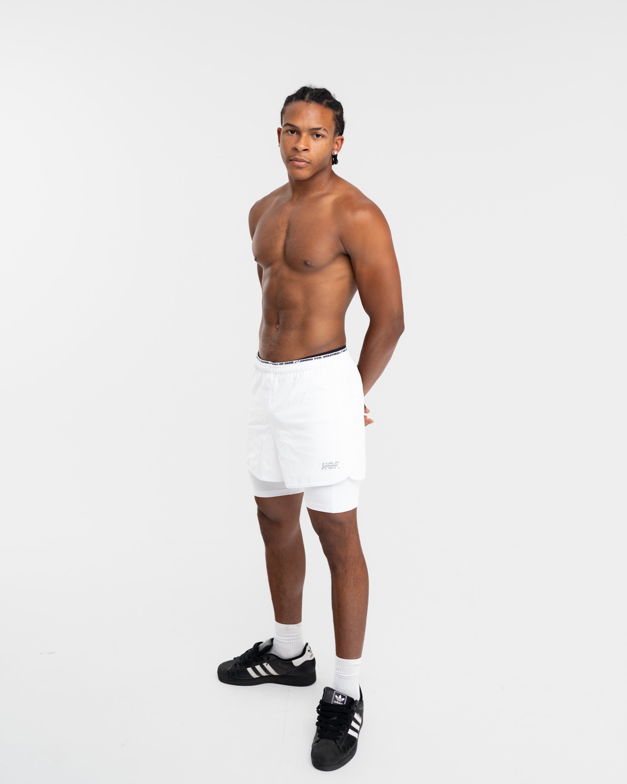 Contender - Performance 2-in-1 Pants Full White