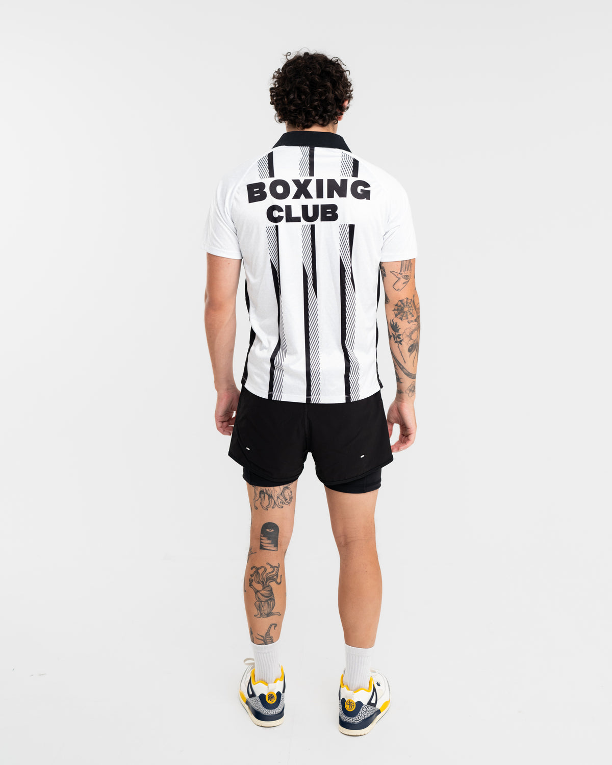 Dos du tee rayé Legacy avec l’imprimé Boxing Club